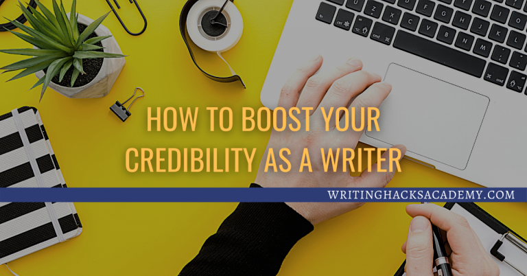 Boost Your Credibility as a Writer