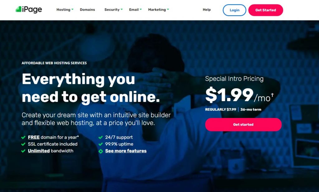iPage: web-hosting platform