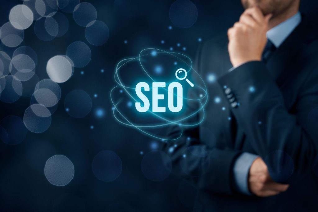 writing for bots and humans - a person looking at SEO